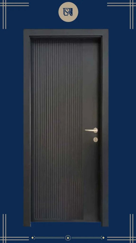 درب اتاق مدرن CNC مشکی